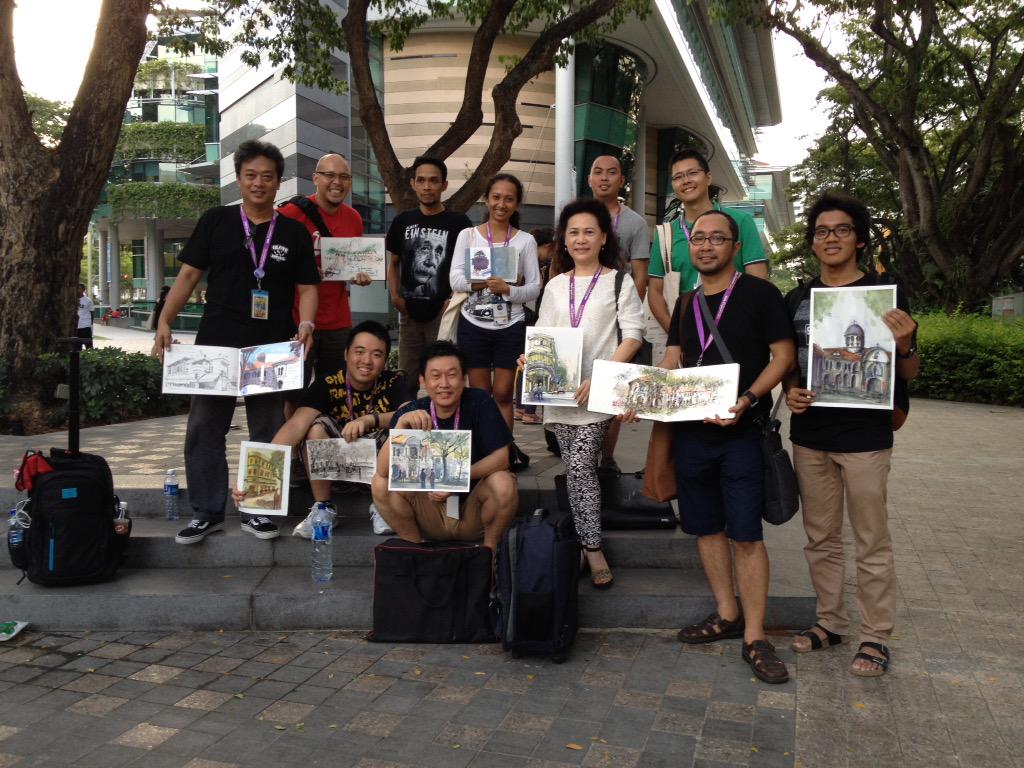 <a href="/Ind_sketchers/">Indonesia's Sketchers</a> at #usksingapore2015