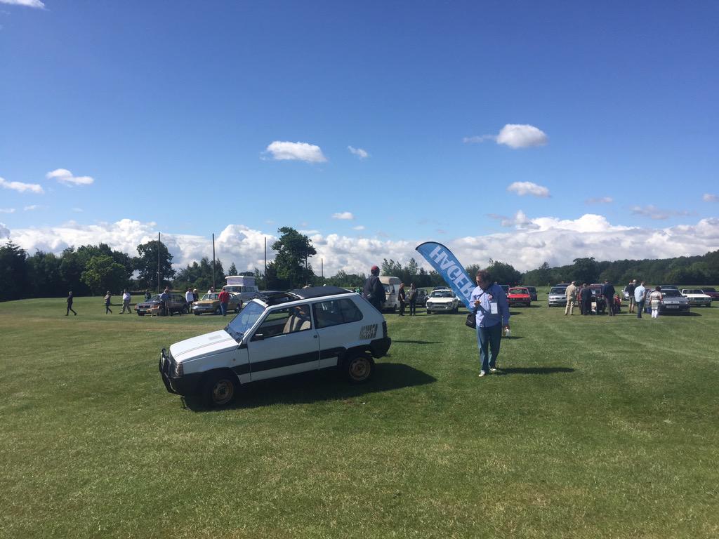 BulldogIV's tweet photo. #PandaBusiness at the @HagertyUK #Festivaloftheunexceptional @BicesterH @TorShordiche #offroad #jauntyangle http://t.co/zL6pUjWbpQ