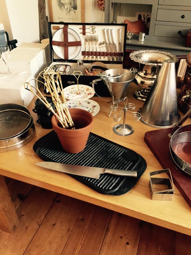 ThePrimroseCafe's tweet photo. Think all's ready for our stand @HartsBakery #Kitchenjumble tomorrow. Hope the forecast changes... http://t.co/O8gXKM0PqQ