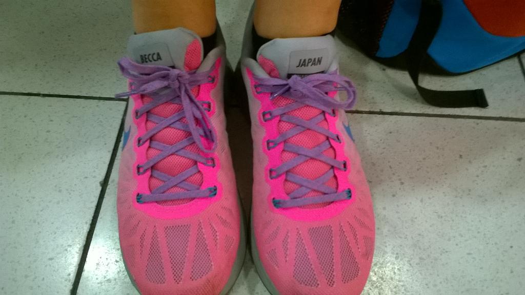 The coolest shoes at Birmingham Airport? #Japan2015