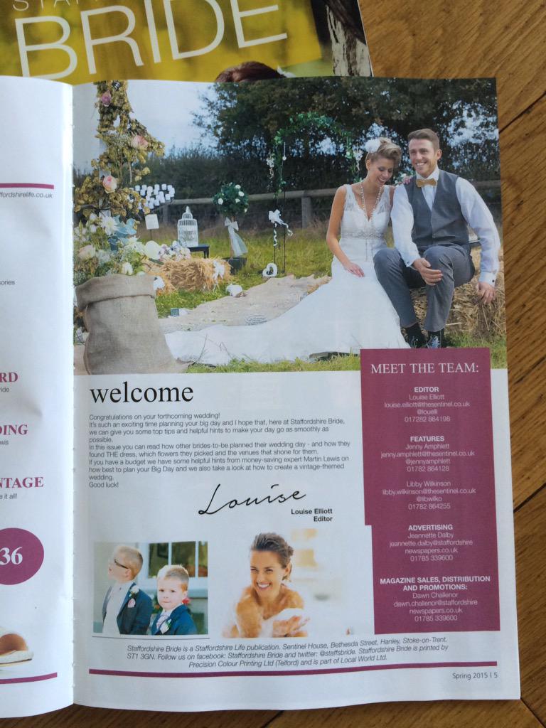 LovePhotoStaffs's tweet image. #publishedagain #staffordshirebride