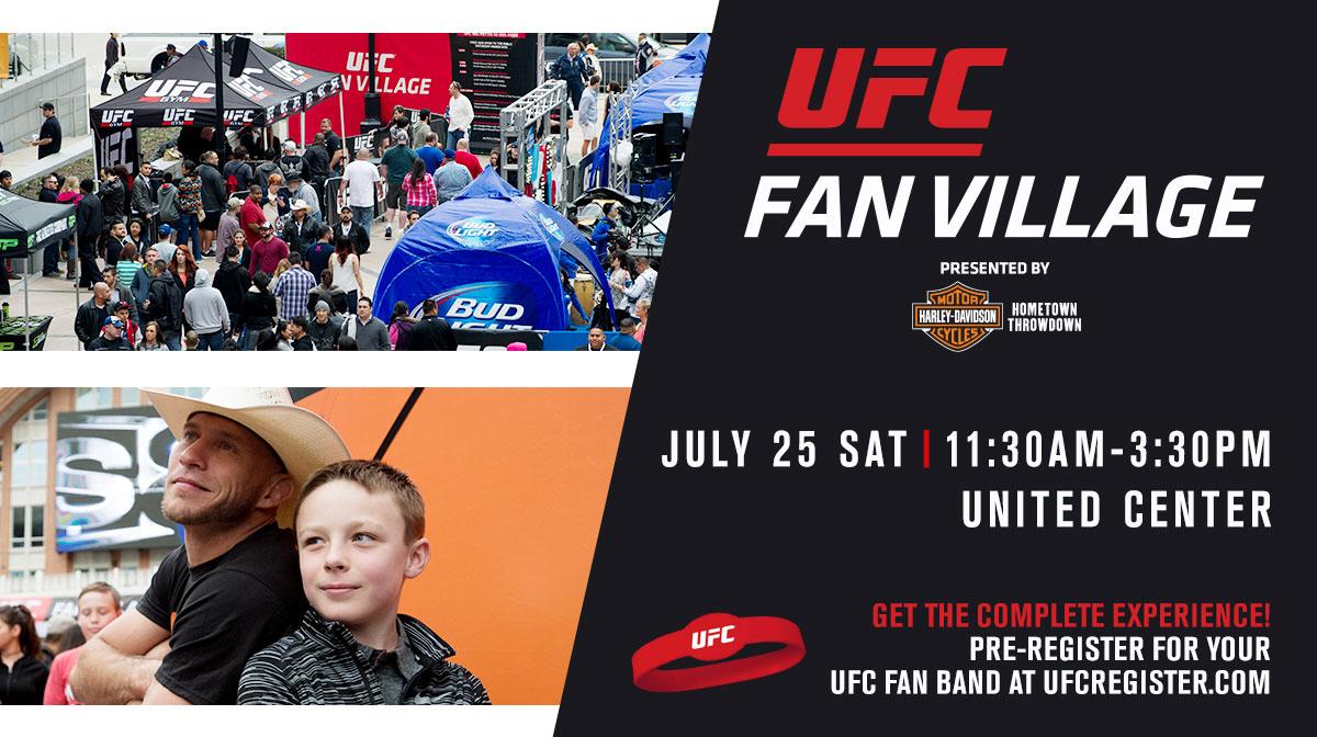 UFC on Twitter "Join us at UFC Fan Village at UnitedCenter from 11