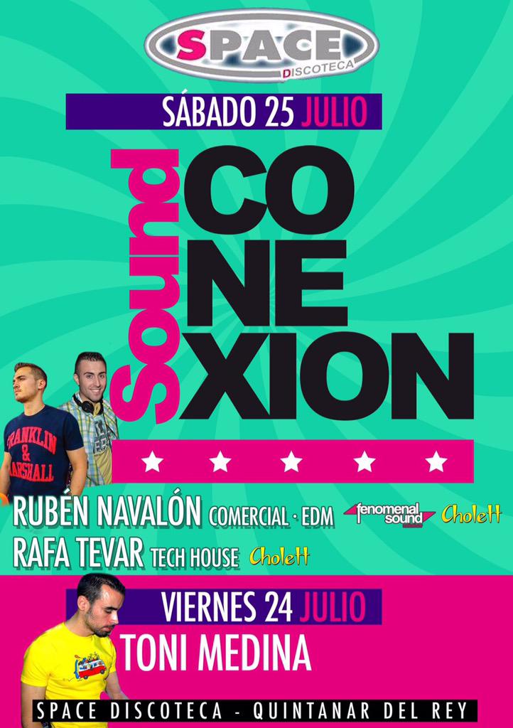 Este tarde tenemos Festival en Piscina De Valdeganga y esta noche sesión en Space Quintanar Del Rey