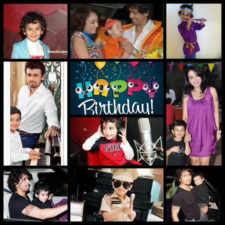 Happy happy birthday to neewan Nigam the rising star and heart of my idol Sonu Nigam I 