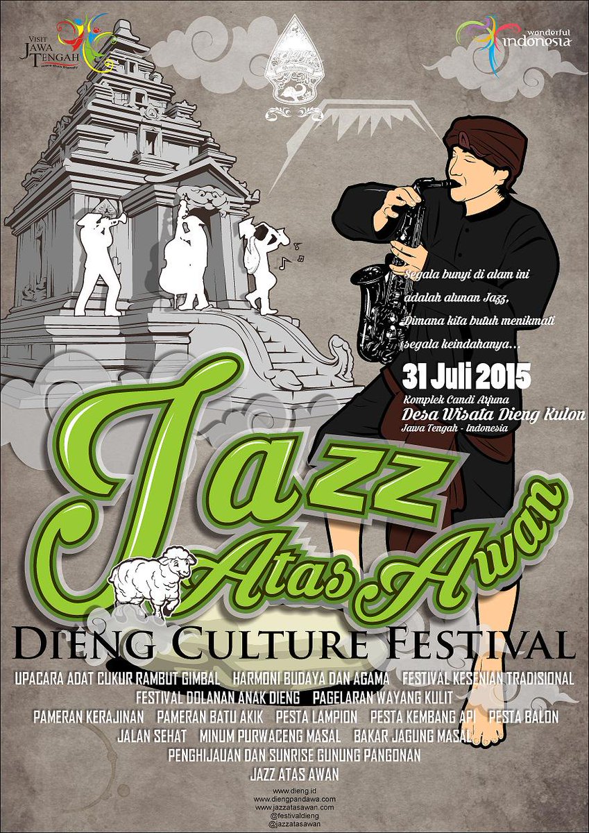 #jogja <a href="/FestivalDieng/">Festival Dieng</a> 31/7/15 Gelaran <a href="/jazzatasawan/">Jazzatasawan</a> di Dieng Culture Festival 2015 #dieng Jateng