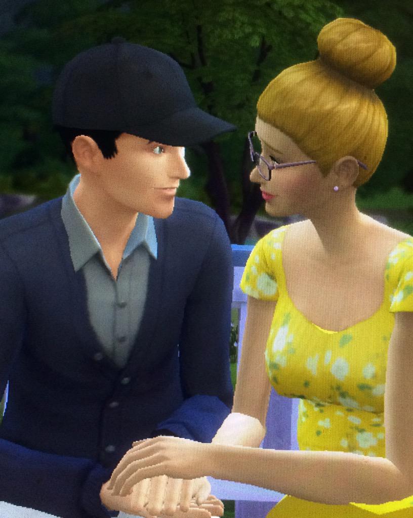 BerryMary92's tweet photo. IF THIS DOESN'T SCREAM "OTP" IDK WHAT DOES #Sims4 #BigHero6 #Tadahoney http://t.co/62PoRnkXei