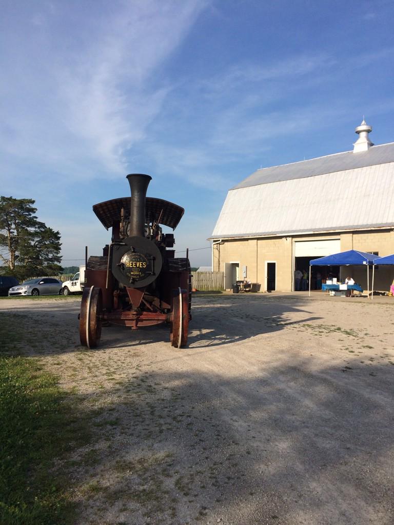 The griddle is hot and we're ready for pancakes! Reeves festival today from 8am until 1pm. Henry Breeding Farm.
