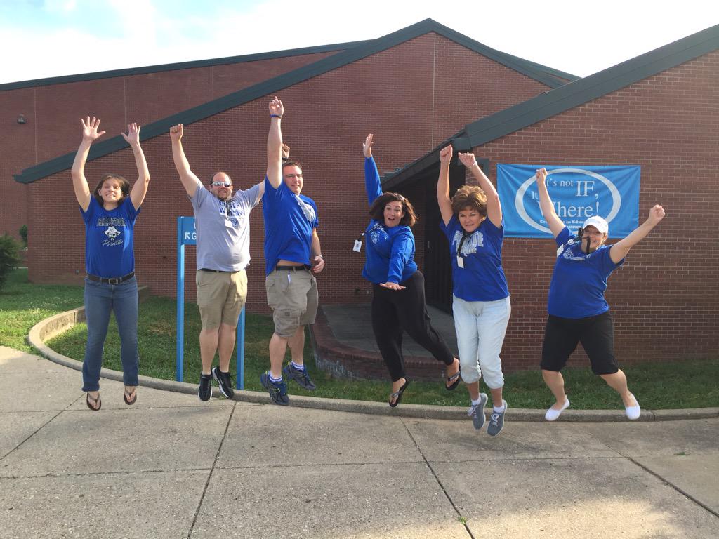 kwesely's tweet image. We are finding joy in home visits today! #1CMSPride #gccspride