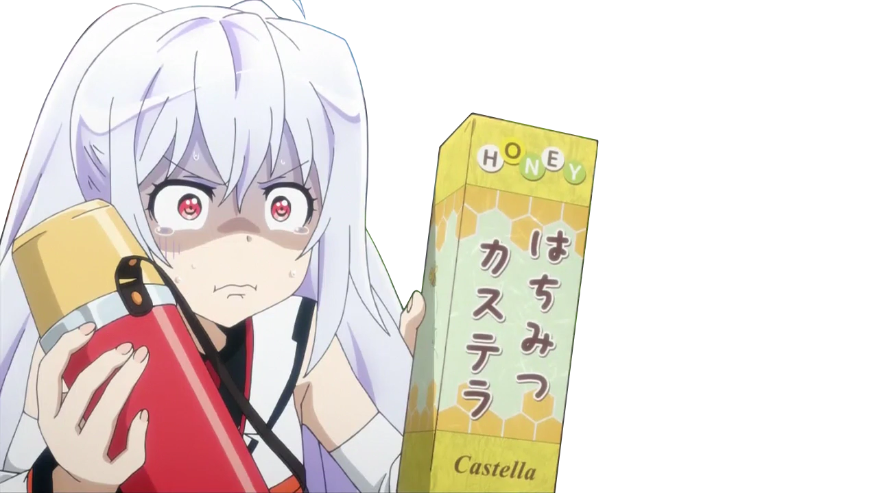 アニメ素材bot プラスティック メモリーズ 1話 涙目でお茶とはちみつカステラを勧めるアイラ 素材 T Co Qvrmjgmyx3 Twitter