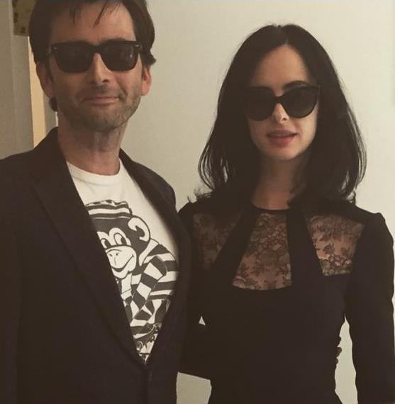 David Tennant with Kristen Ritter