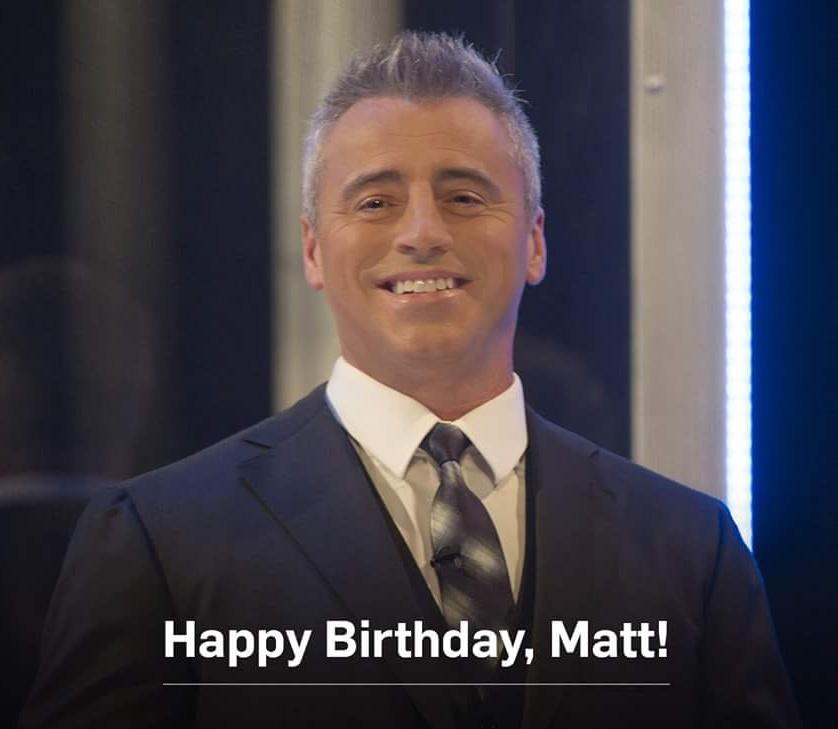 Happy Birthday to Matt LeBlanc! He turns 48 today 