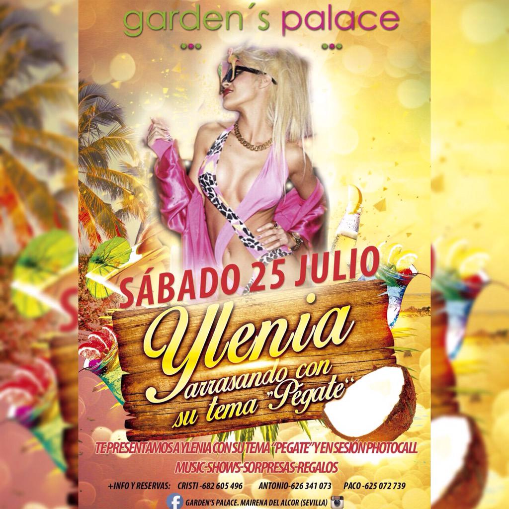 Rematamos el fin de semana en <a href="/GardensPalace/">Garden´s Palace</a> con Ylenia, te esperamos esta noche, no faltes!!!🎉🎊🎤👯🍸