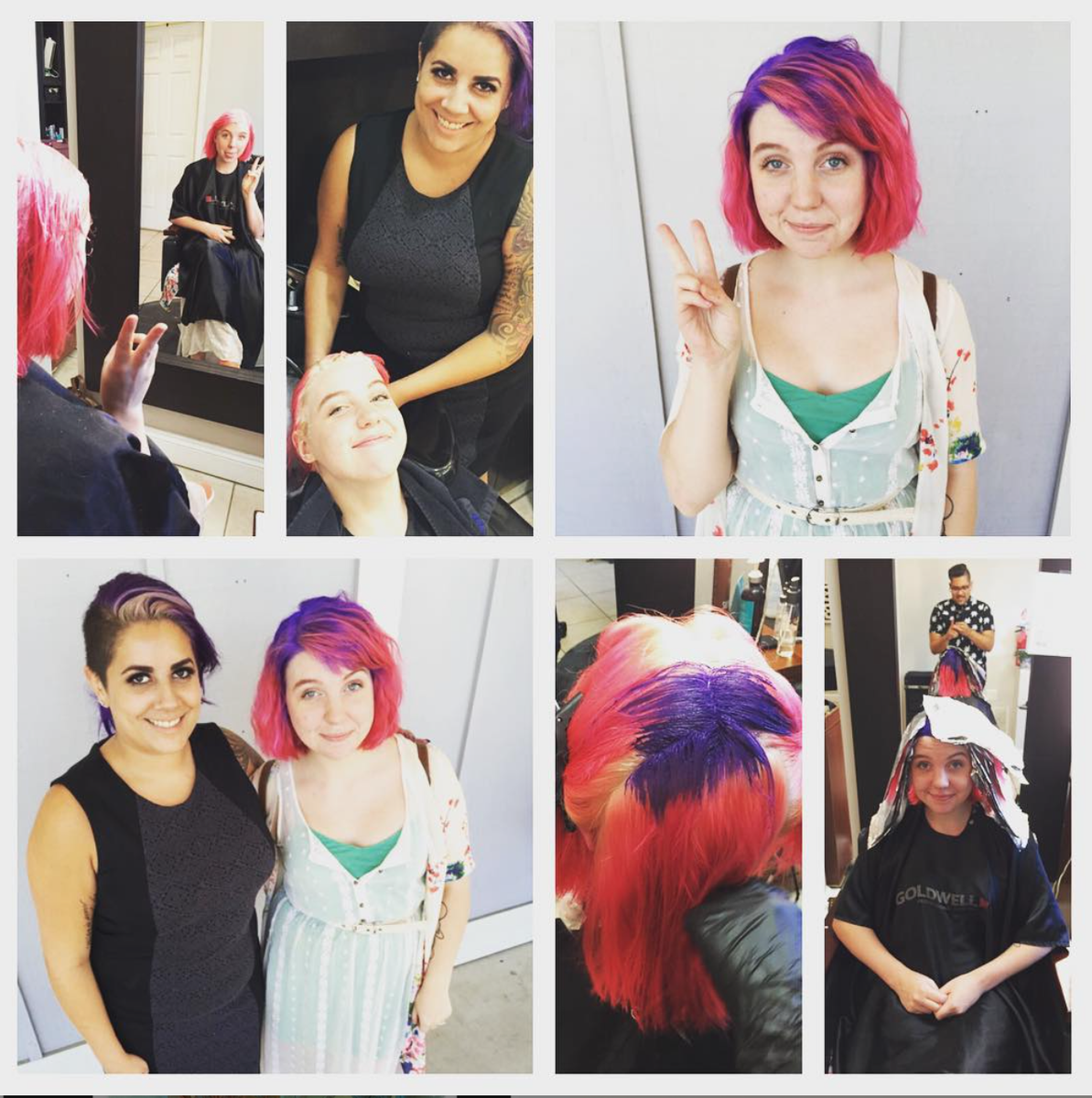 StatementsProj's tweet photo. @IamJoeyCook came into our Salon location to get her mane tamed. #joeyonfleek
#DeclHAIRation http://t.co/6mfTfjaX2P
