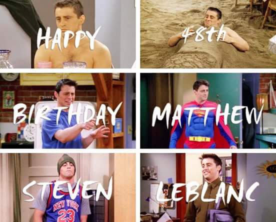 Happy birthday matt leblanc   