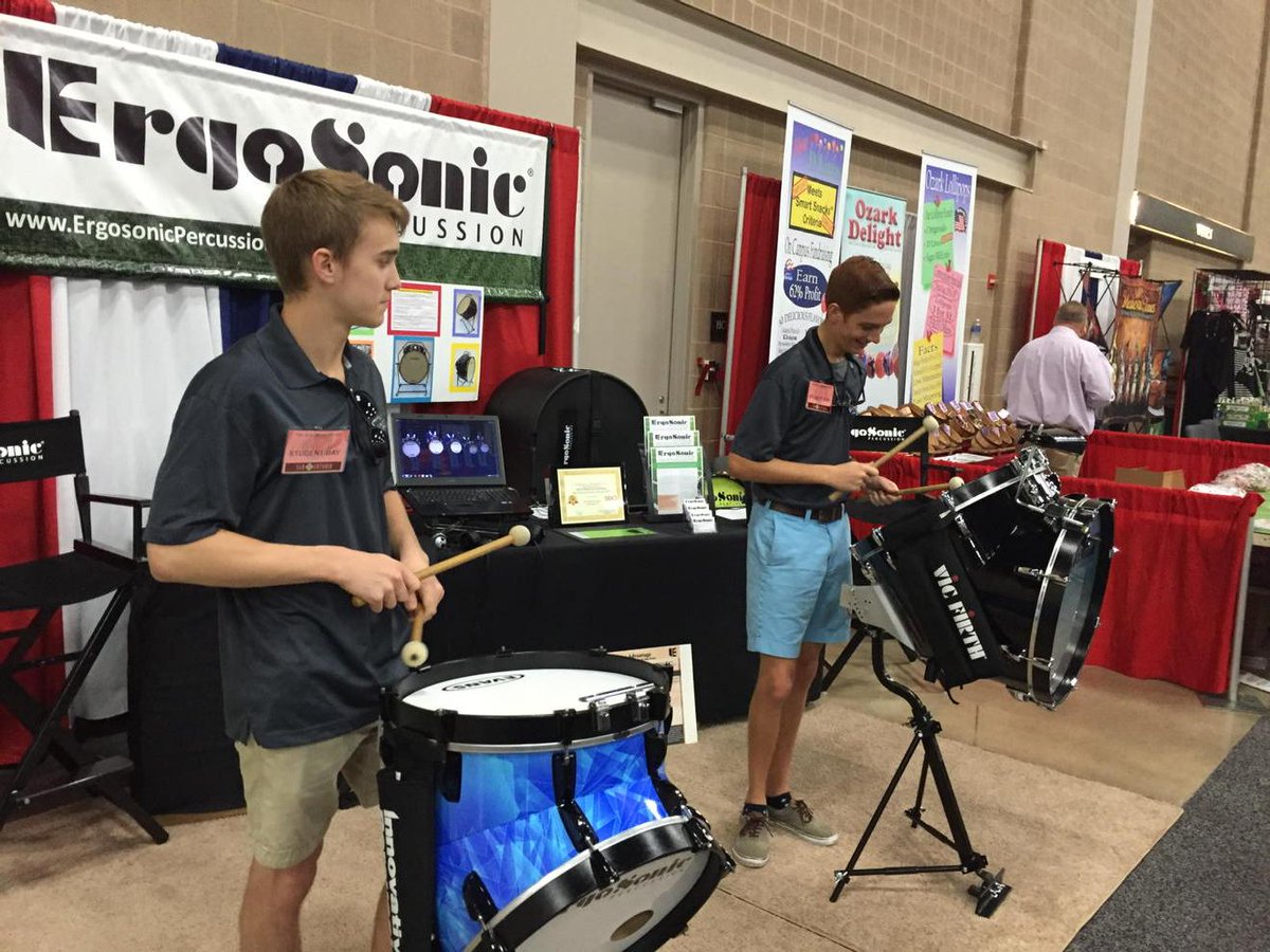 ErgoSonic's tweet photo. Visit us at booth 1100 and test out our forward facing marching bass drum #tba2015 http://t.co/q7XVv84UKR