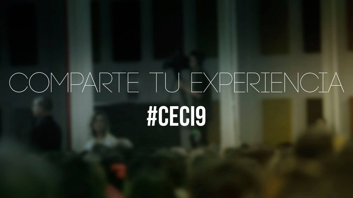 cepenielorg's tweet photo. ¡No esperes mas!, comparte tu experiencia con nosotros en este  #CECI9 http://t.co/zl7mXiqlTI