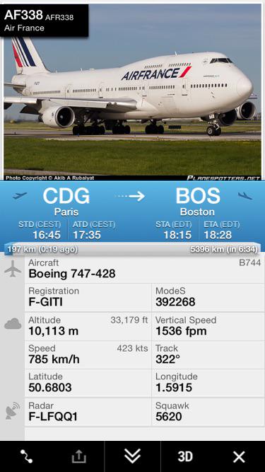 Flight AF338 from Paris to Boston
fr24.com/AFR338/6e9ff9d