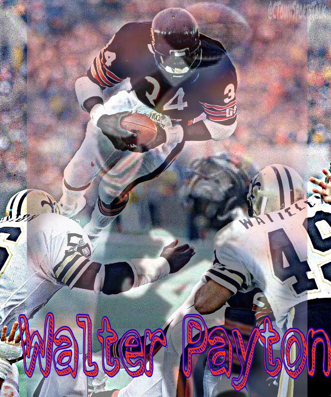 Happy birthday to the greatest player who ever lived, Walter Payton! R.I.P. 