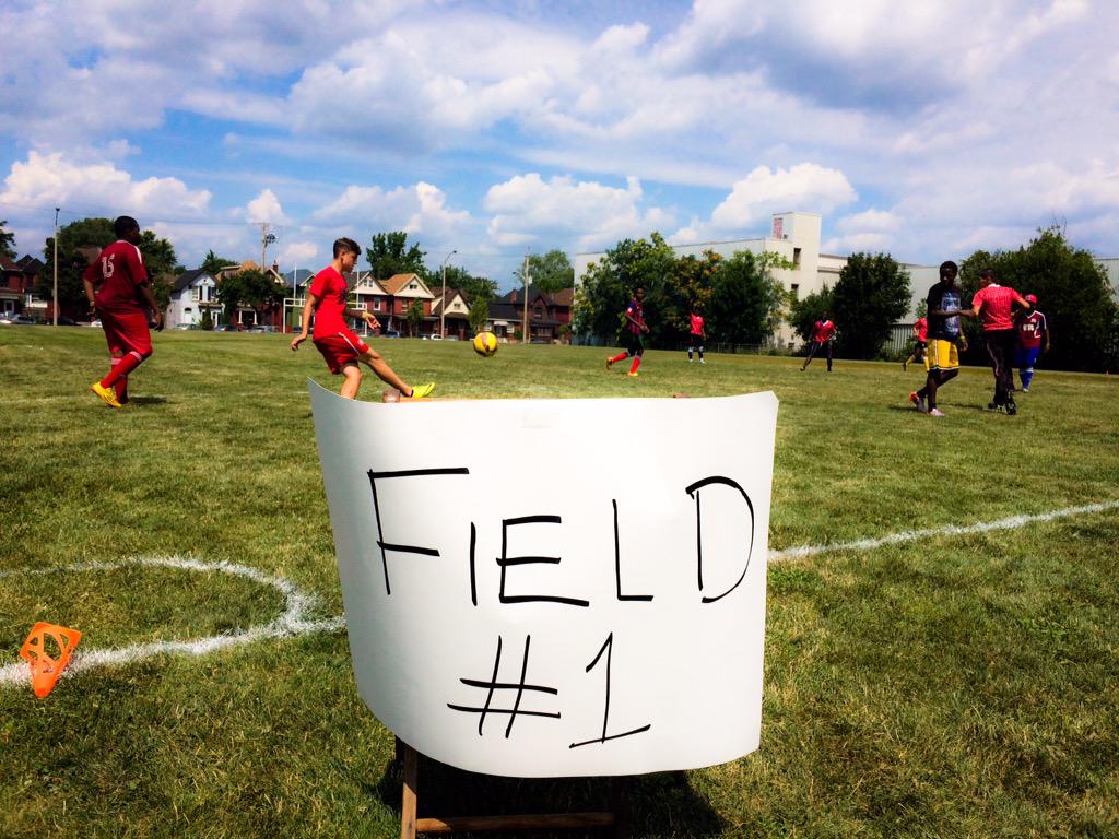 HMCommunityCup's tweet photo. Corktown vs United FC - #Soccer is a feeling, a passion, a lifestyle - you can't fake it #CommunityCupHamilton #yhm http://t.co/20syOFugej