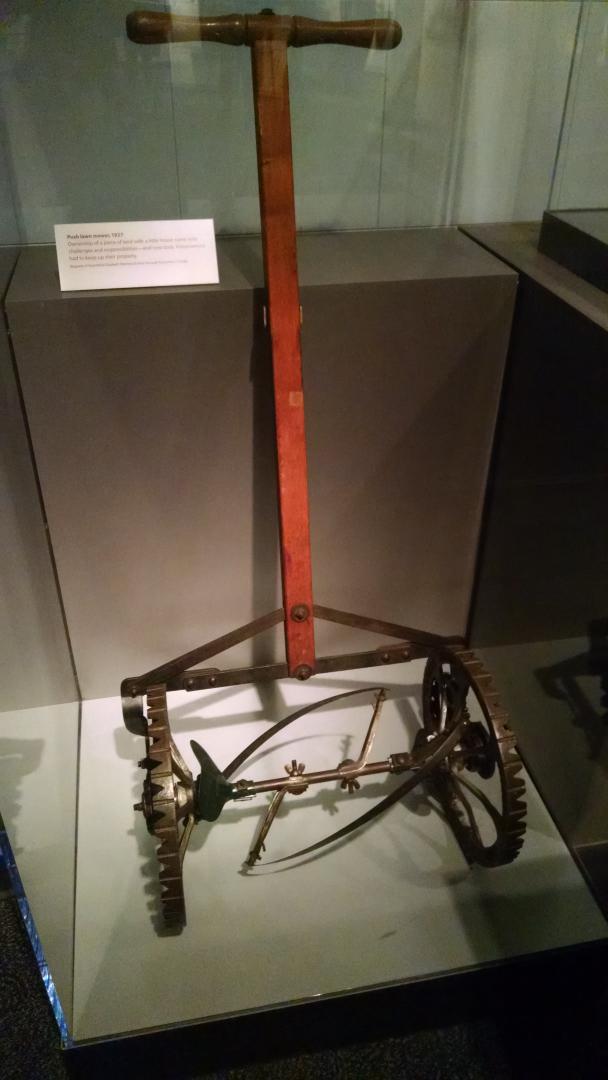 terracurtis's tweet image. Overheard @smithsonian nat'l history museum: "look dad it's an old Segway!" #pushmower