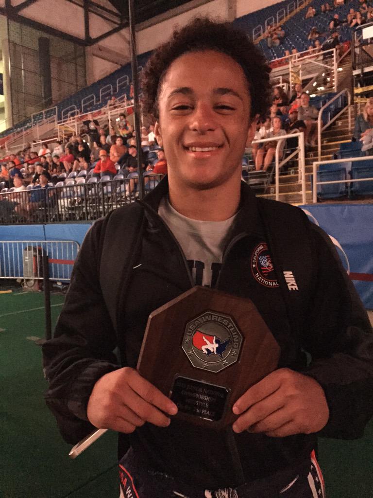 calUSAwrestling's tweet image. All American @NavonteMontay #Fargo2015 #TeamCalifornia