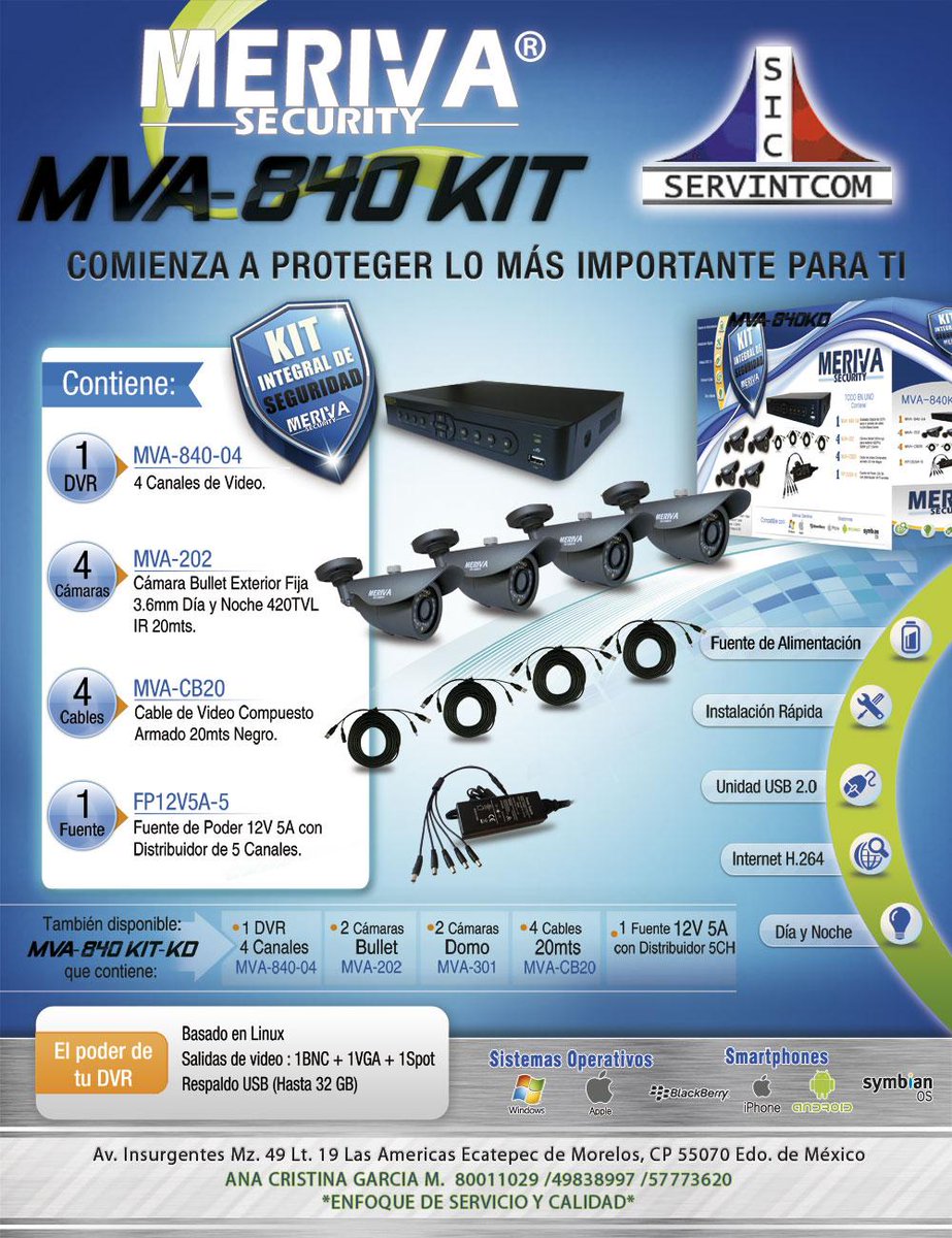 servintcom's tweet image. SIEMPRE TE TRAEMOS LO MEJOR , KIT INTEGRAL DE SEGURIDAD MERIVA.