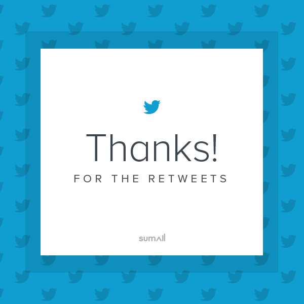My best RTs this week came from: <a href="/_NotSO_/">Nichole</a> #thankSAll Who were yours? sumall.com/thankyou
