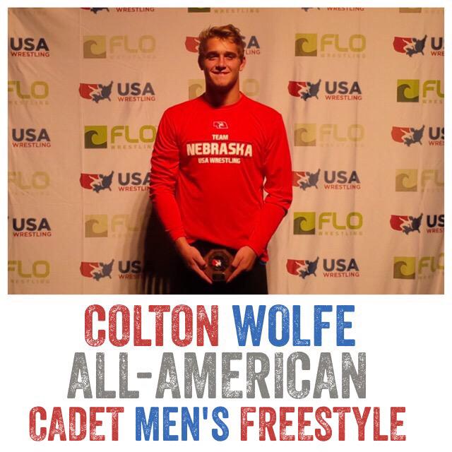 NEUSAWrestling's tweet image. Congrats to @coltonwolfe_23 on his All-American finish! Can you believe this kid is only 15 years old?! #fargo2015