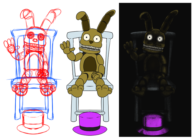 Как нарисовать сгусток из фнаф 9