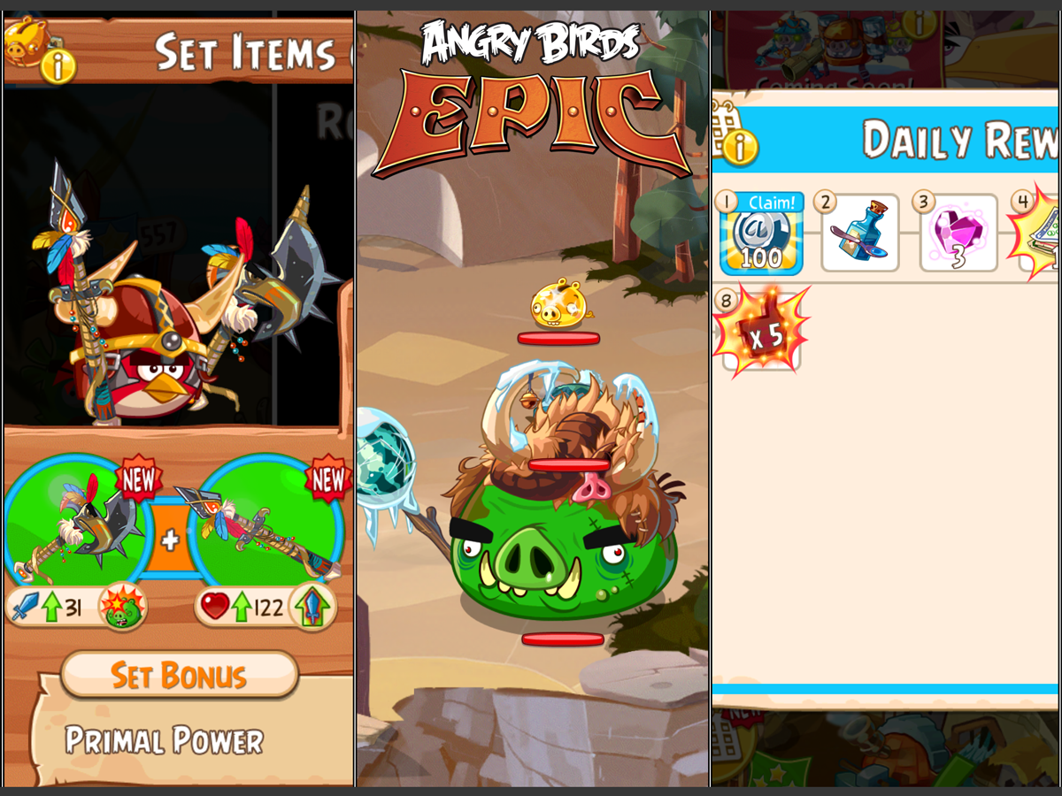 Angry Birds Epic: Bugged Edition.