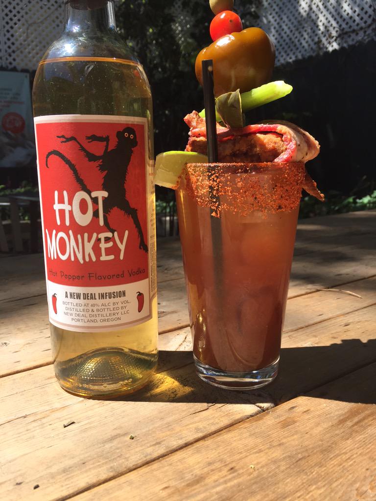 Michelada meet the heat. W <a href="/EvilTwinBrewing/">Evil Twin Brewing</a> Fire Water, <a href="/NewDealPDX/">New Deal Distillery & Bottle Shop</a> Hot Monkey, <a href="/TheRealDillCo/">The Real Dill</a> Bloody Mix.