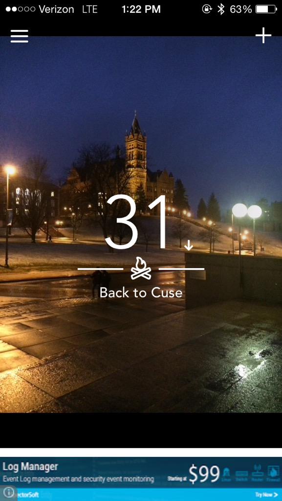 Syracuse2018's tweet photo. ONE MONTH #turnuportransfer http://t.co/rdywaSdJJT