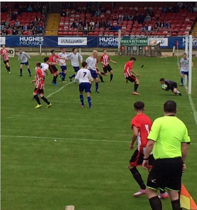 M_McGuinness_SF's tweet photo. Congratulations to Derry Colts winners of the Foyle Cup.Great to be in the Brandywell today to see them win.#Tiarnan http://t.co/IIP1NjCogp