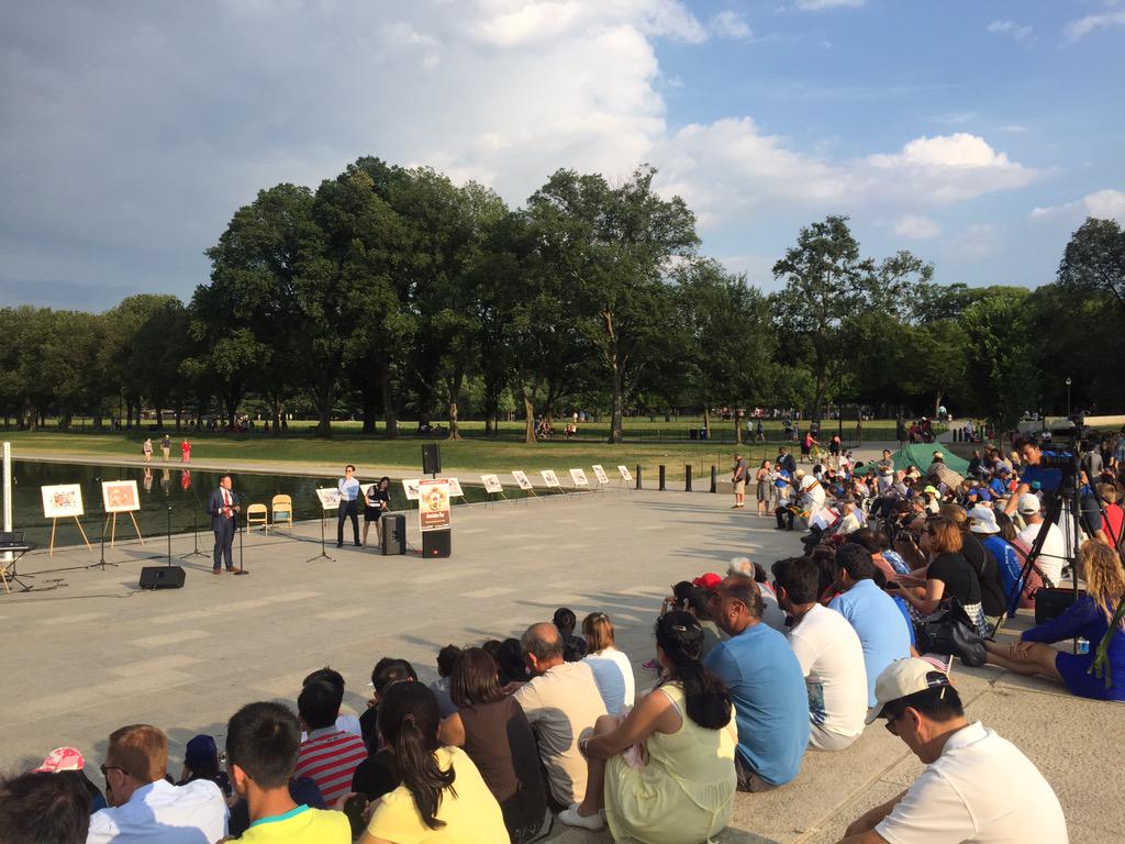 dcmoapia's tweet photo. Director Do had an honor to speak at the 8th Armistice Day Peace Concert &amp; Vigil #koreanwar #veterans #remember727 http://t.co/Z7PiWlQqFd