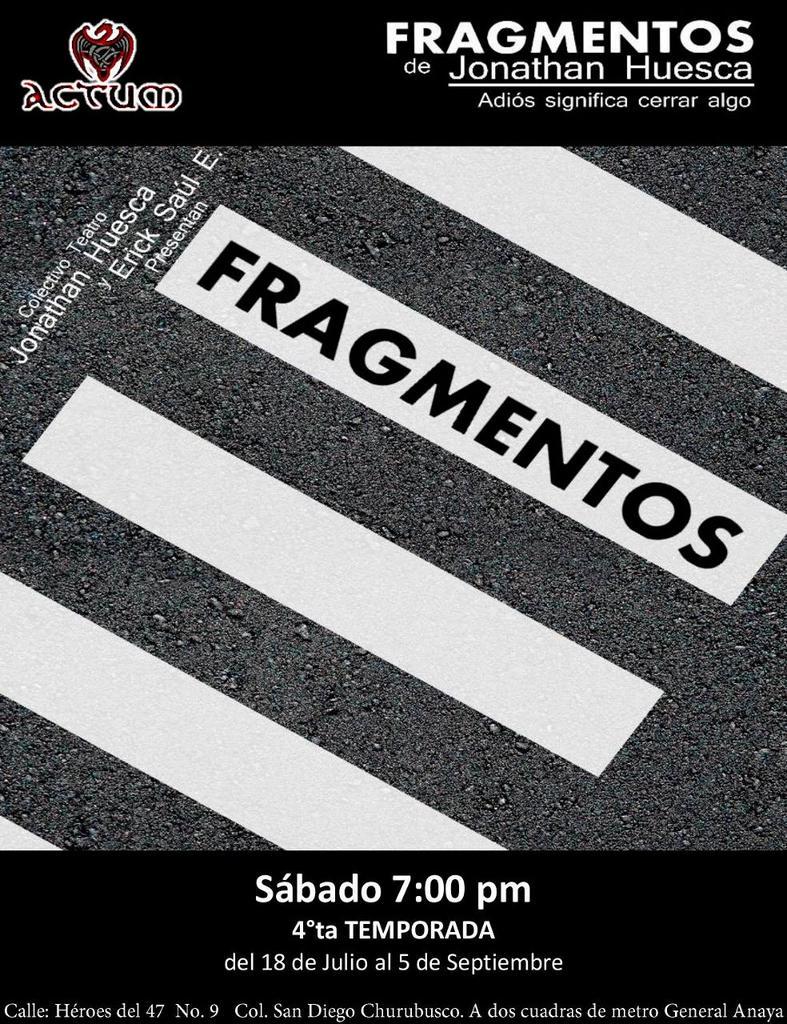 Kikalactica's tweet photo. Es hoy @fragmentos2 7pm en @casaactum  !!! http://t.co/EC7ZznFpoc