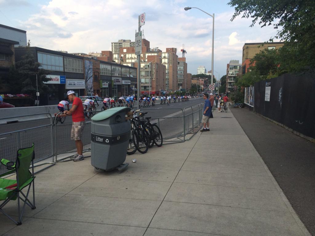 Hey <a href="/WhlsofOakville/">Wheels of Oakville</a> you're missing the PanAm road race!!! #PanAmGames