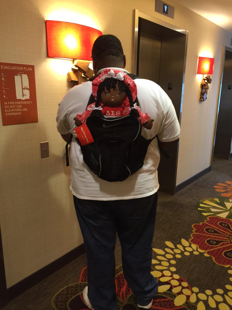 Headed to the convention center