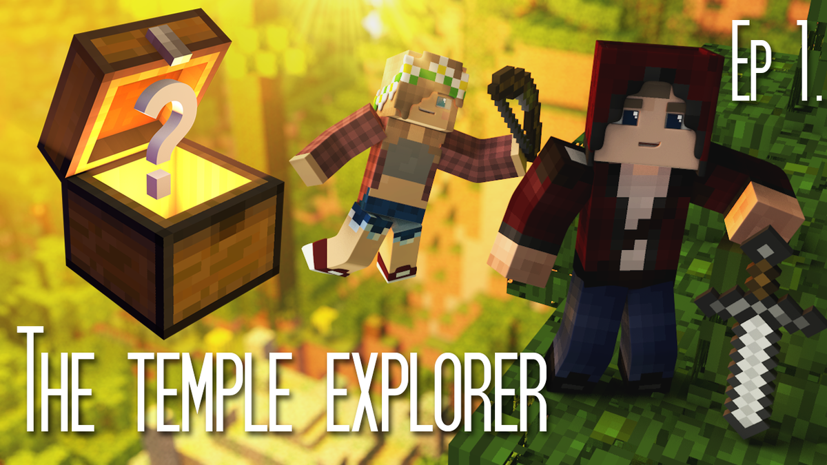 MineTimelapser's tweet photo. Absolutely love this thumbnail. What do you think about this machinima series? #TempleExplorer http://t.co/uJ4mCEbOaN
