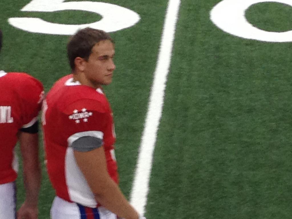 RiGrimesck's tweet photo. Ricky representing north Scott with a 70plus td catch http://t.co/jqNEToAaLK