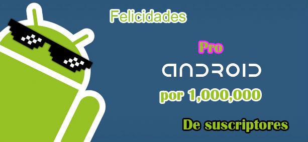 FezB222's tweet image. #SorteoProAndroid1millon FELICIDADES POR SU MILLÓN