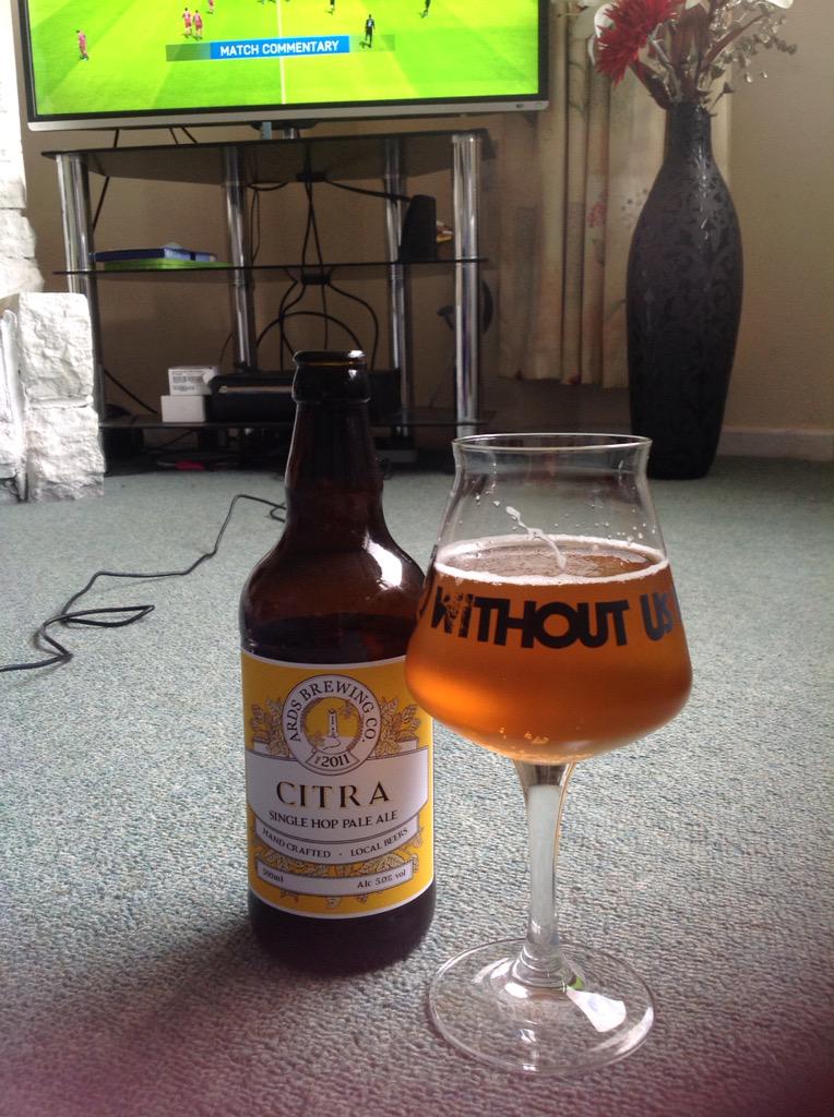 Wee local beer to start. Ards citra. #nibeer #penultimateweekendofbeer