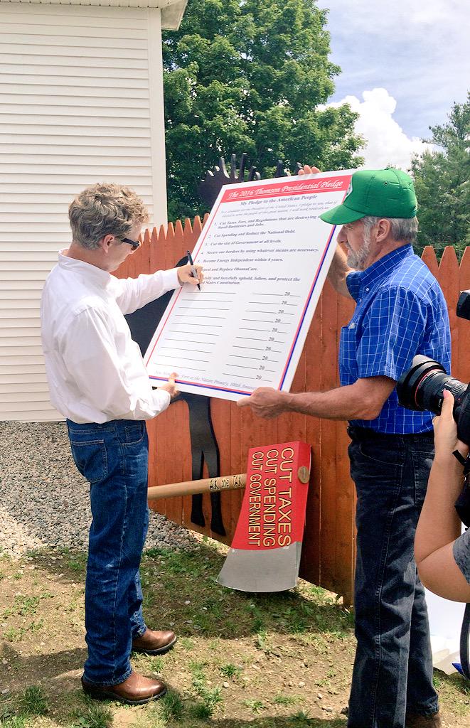 Senator Rand Paul on Twitter "1st candidate to visit Warren, NH & 1st