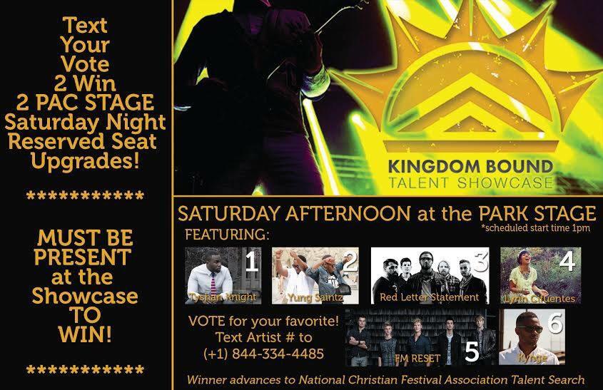 KBShowcase's tweet image. Wrapping up the #KBShowcase! Now is the time to VOTE for your favorite artist! Text your choice to  (+1)844-334-4485