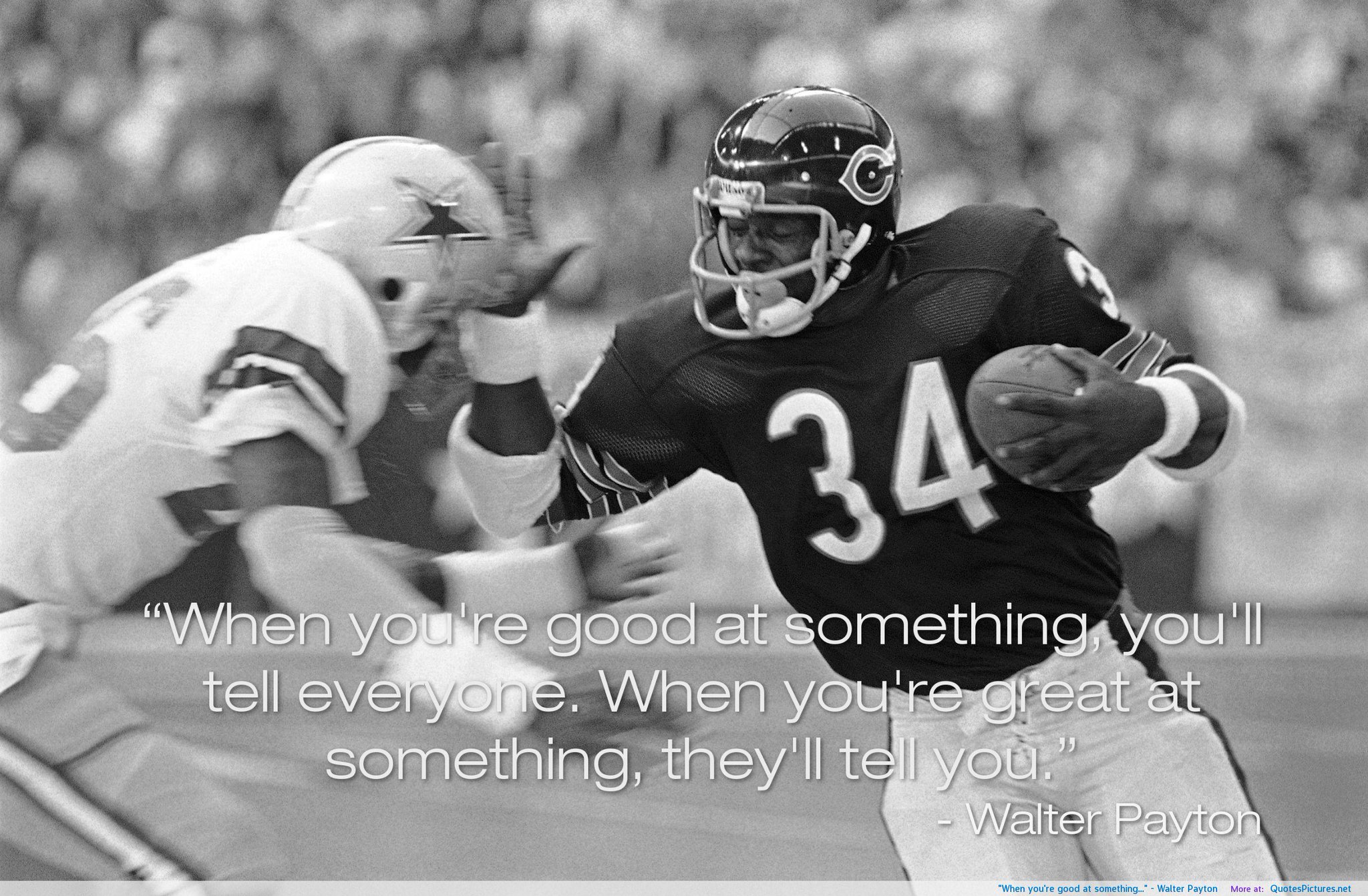  says Happy Bday to Walter Payton. He was but was he the best RB ever?
Re-message 4 Yes
Fav 4 No 