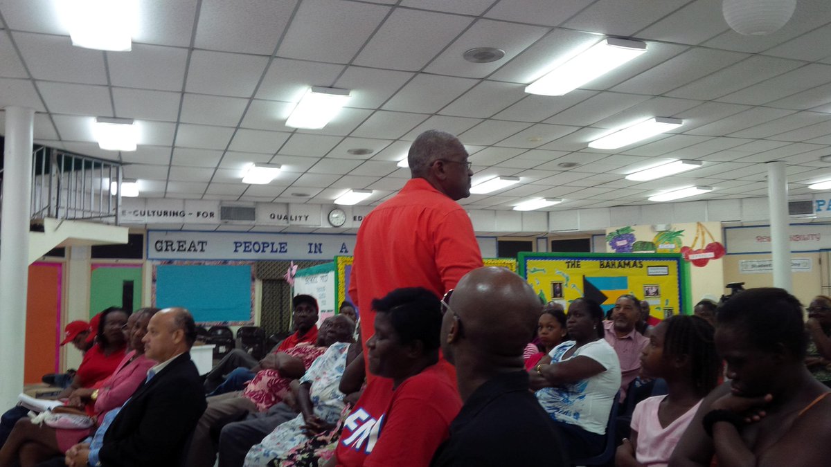 FNMChairman's tweet photo. The Leader did me proud last Thursday when he spoke to FNMs from Centreville, Bain and Grants Town and Englerston. http://t.co/s2FbkL7dN2