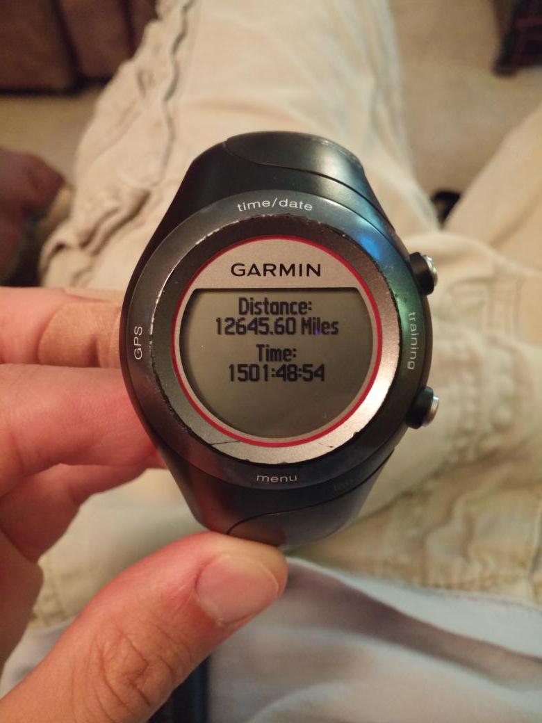 Peace be the journey, old friend. You've served me well over the last 56 months. <a href="/Garmin/">Garmin</a> #FR410 #1500hours