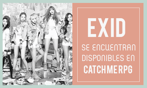 catchmeRPG's tweet image. En catchmeifyoucan.boum.tv tenemos el grupo #EXID libre para quien lo quiera tomar. #hani #Seolji #LE #junghwa #hyerin