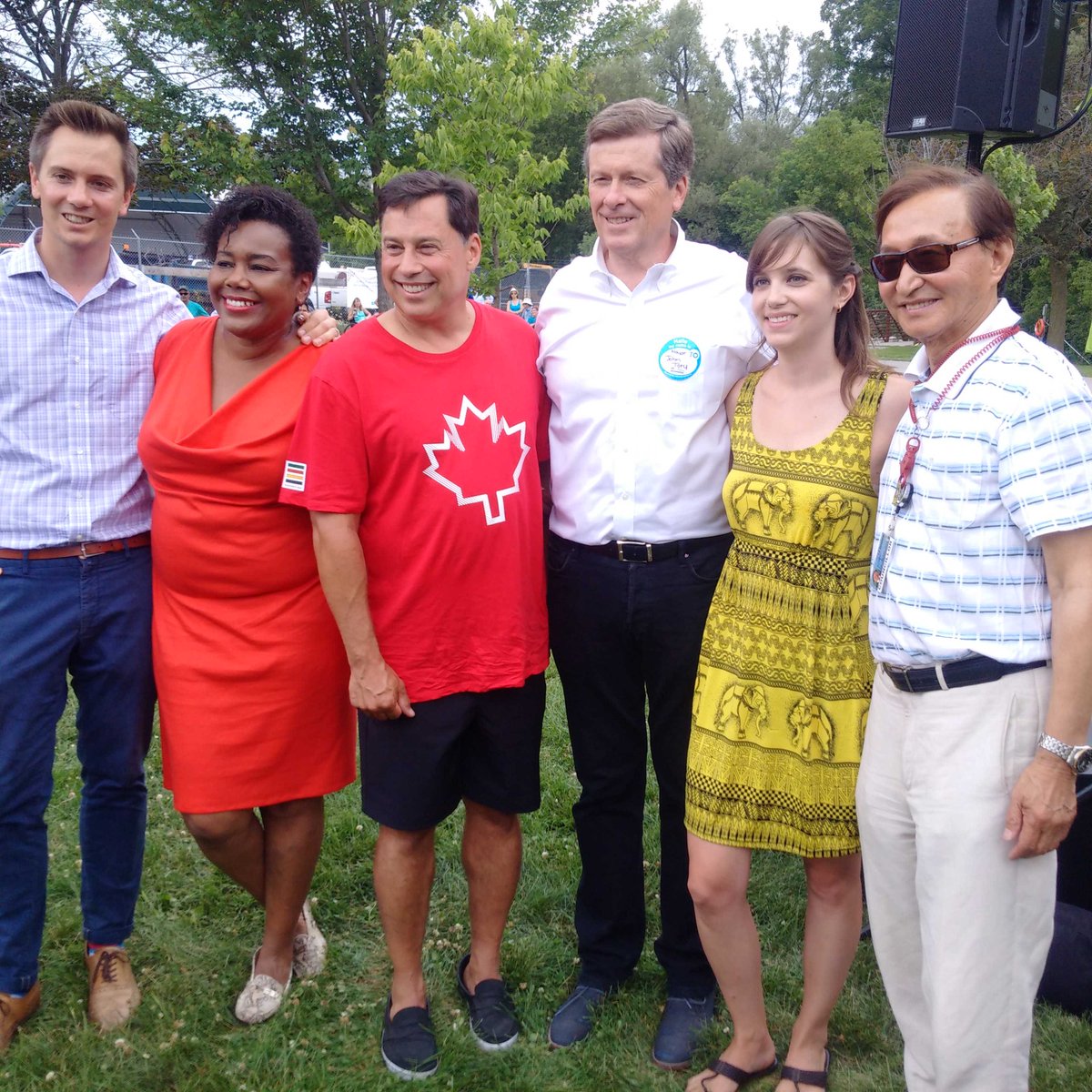 BradDuguid's tweet image. Thx to all involved in #PanAmPath project today at Thomson Pk! Grt event. @JohnTory @RaymondCho