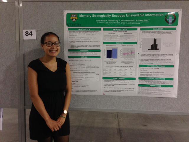 UoR_BrainCogSci's tweet photo. @UoR_BrainCogSci And here is Carla Macias presenting her #CogSci2015 poster. Photo courtesy of Maddie Pelz. http://t.co/14Xwer2Eby
