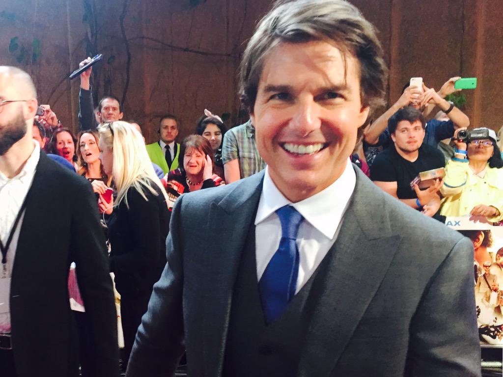 nasreeneldawi's tweet photo. London premiere... Mission complete! @MissionFilm @etnow @TomCruise @carlyjsteel @BradBessey #MissionImpossible http://t.co/fn0TSuotd7